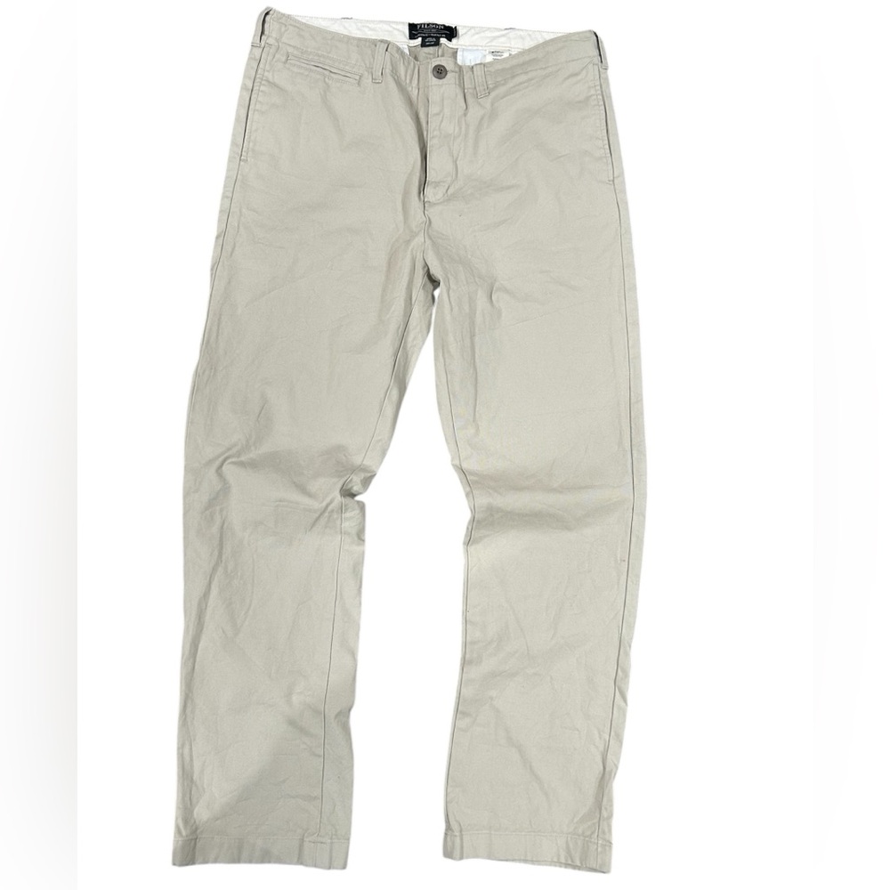 FILSON draftsman canvas pants 
Men’s 36x32 in tan color